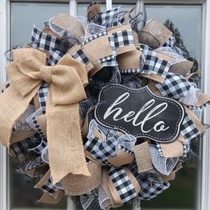Hello wreath